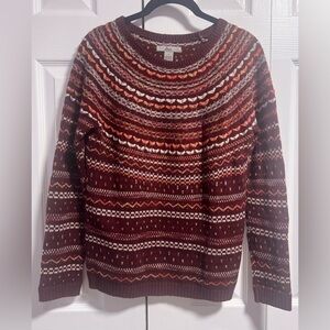 Women's Bass Fair Isle Knit Sweater